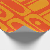 Modernes Retro Piquet Gelb im Mittelalter Geschenkpapier (Ecke)