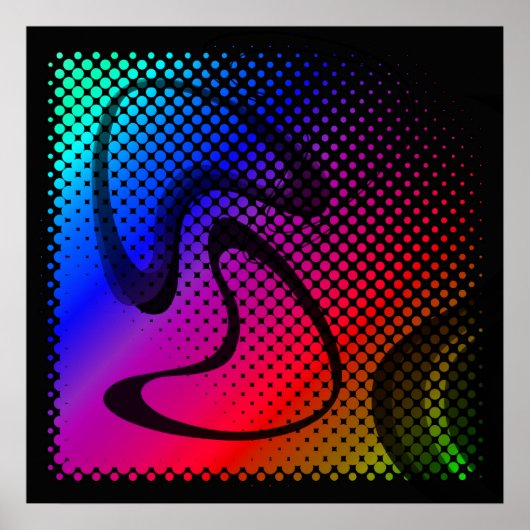 Modernes Retro Poster (Vorne)