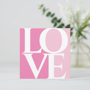 Modernes Retro-Rosa-Brautparty Einladung