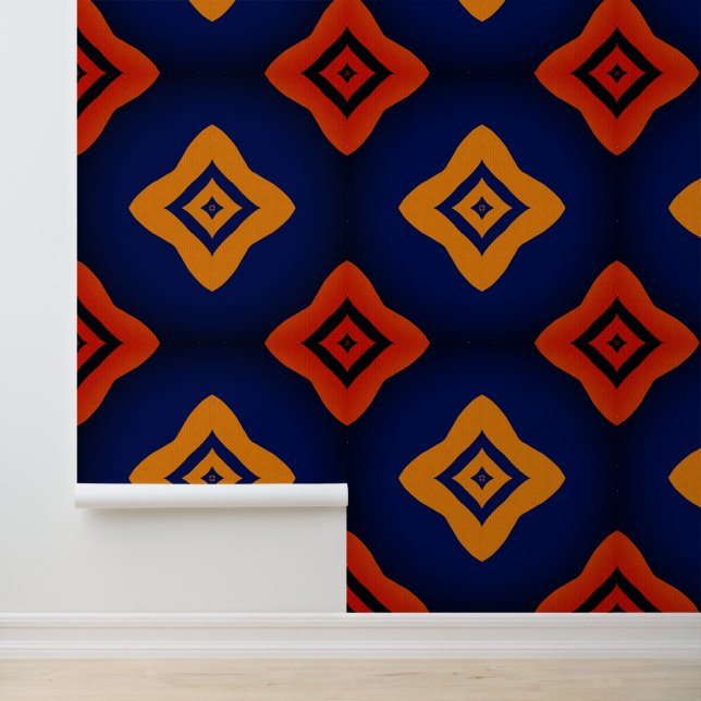 modernes Retro Tapete (Anwendung)