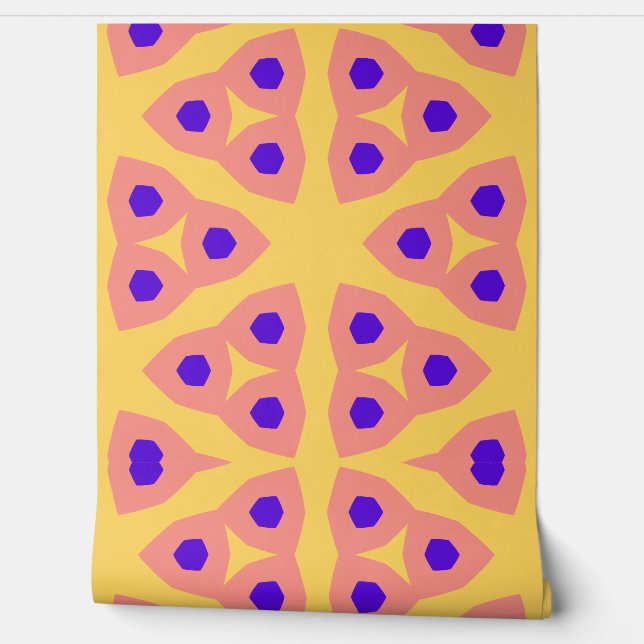 Modernes Retromuster Tapete (Abrollen)