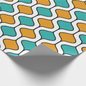 Modernes Retropapier für die atomare Verpackung au Geschenkpapier (Ecke)