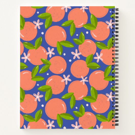 Modernes RezeptNotebook Notizblock (Rückseite)