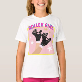 Modernes Roller Girl Skater Derby Skaten Gift T-Shirt