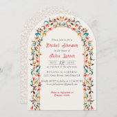 Modernes Romantisches Elegantes Brautparty Einladung (Vorne/Hinten)