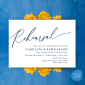 Modernes romantisches Hochzeitsessen Probe Einladung