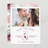 Modernes Romantisches Klassisches Foto mit Blumenr (Vorne/Hinten)