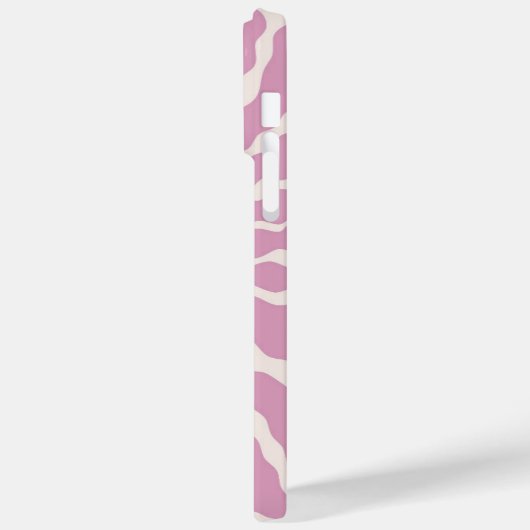 Modernes Romantisches rosa Herzmuster Case-Mate iPhone Hülle (Rückseite / Links)