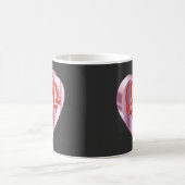 Modernes Romantisches Valentine Kaffeetasse (Mittel)