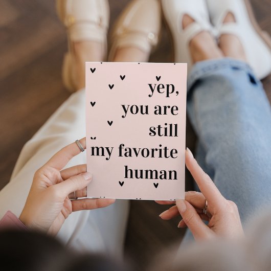 Modernes romantisches Zitat Feiertagskarte