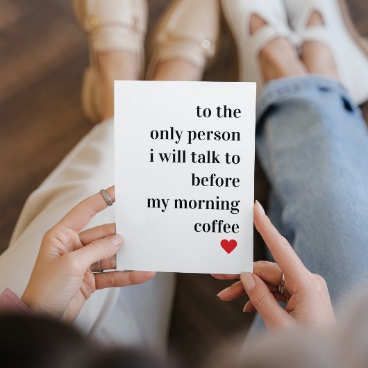 Modernes romantisches Zitat Magnetkarte