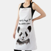 Modernes romantisches Zitat mit schwarzem und weiß Schürze (InSitu)