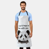 Modernes romantisches Zitat mit schwarzem und weiß Schürze (Getragen)