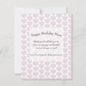 Modernes Rosa 8 Fotomaterial Beste Mama je (Rückseite)