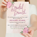 Modernes Rosa Aquarell Blumenbraun Brunch Einladung<br><div class="desc">Blush Pink Aquarell Bridal Brunch Bridal Dusche Einladung ist für jemanden,  der eine phantastische und moderne Einladungskarte für ihr Bridal Brunch Party findet. Diese Einladung ist für Sie sehr empfehlenswert.</div>