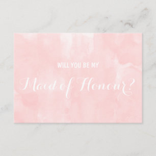 Modernes rosa Aquarell sind Sie meine Einladung