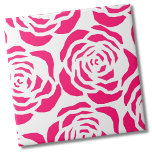 Modernes rosa Blume Muster Fliese<br><div class="desc">Dieser moderne, rosa Blumendruck sieht aus wie eine abstrakte Rose. Das coole ist, dass der Hintergrund transparent ist, sodass Sie jede Hintergrundfarbe auswählen können, um das Gesamtbild zu verändern. Werfen Sie einen Blick in die Foto Galerie für einige Beispiele, wie viel es sich ändert! Ob Sie gewollt haben, diese Kachel...</div>