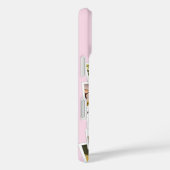 Modernes rosa Collage Monogramm Case-Mate iPhone Hülle (Rückseite / Rechts)