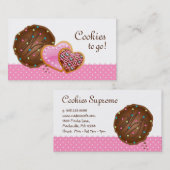 Modernes Rosa der Visitenkarte (Vorne/Hinten)