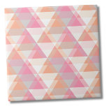 Modernes rosa Dreieck-Muster Fliese<br><div class="desc">Dieser lebendige Druck eignet sich perfekt für den täglichen Gebrauch, um Farben hinzuzufügen, oder wenn Sie etwas Anderes suchen. Pfeile oder Dreiecke sind Rosa- und Orangetönen. Sie können die Hintergrundfarbe ändern, um diese Kachel so anzupassen, dass sie einen ganz anderen Look hat! Ob Sie gewollt haben, diese Kachel als kleinen...</div>