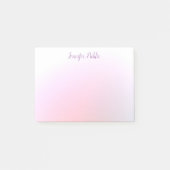 Modernes rosa, elegantes Berufliches Template Post-it Klebezettel (Vorderseite)