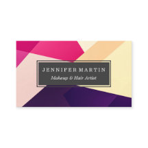 Modernes rosa gelbes, geometrisches Muster