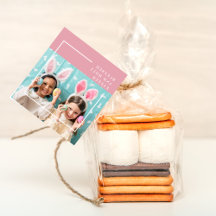 Modernes rosa glückliches gesegnetes Ostern | FOTO