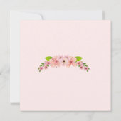 Modernes Rosa Gold ist meine Trauzeugin Mitteilungskarte (Rückseite)