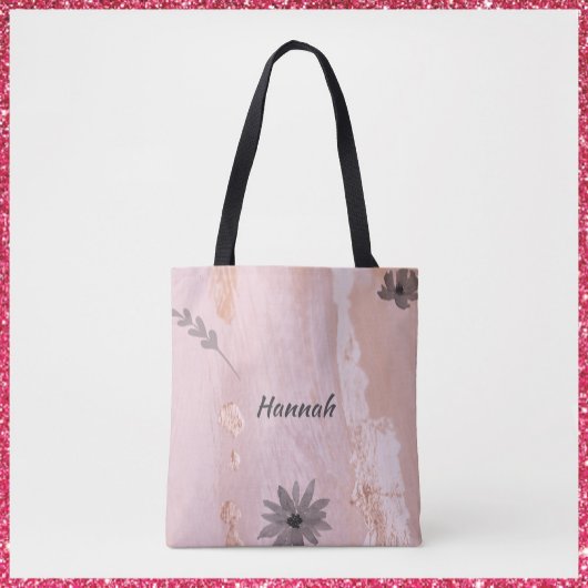 Modernes Rosa Gold Tasche