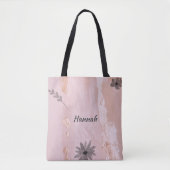 Modernes Rosa Gold Tasche (Vorderseite)