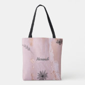 Modernes Rosa Gold Tasche (Rückseite)