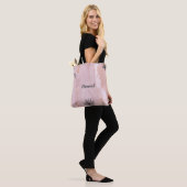 Modernes Rosa Gold Tasche (Am Model)