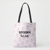 Modernes rosa Halloween Spooky, aber Niedlich Tasche (Vorderseite)