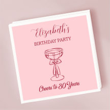 Modernes Rosa jubelt bis 30 Jahre Geburtstag von N