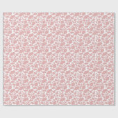 Modernes Rosa Kuh Print Rodeo Geschenkpapier (Flach)