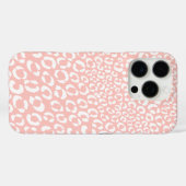 Modernes rosa Leopard-Muster für Tierdrucke Case-Mate iPhone Hülle (Rückseite (Horizontal))