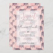 Modernes rosa Leopard-Tiermuster (Vorne/Hinten)