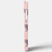 Modernes rosa Leopard-Tiermuster Case-Mate iPhone Hülle (Rückseite / Links)