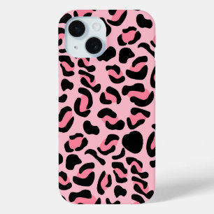 Modernes rosa Leopardenmuster Tier Case-Mate iPhone Hülle
