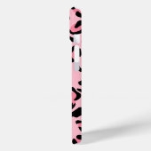 Modernes rosa Leopardenmuster Tier Case-Mate iPhone Hülle (Rückseite / Links)