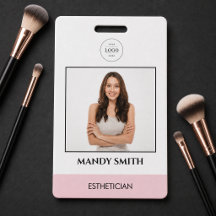 Modernes rosa Logo Beauty