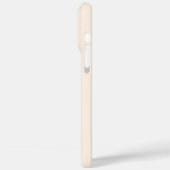 Modernes rosa Minimalistisches Anfangsmonogramm Case-Mate iPhone Hülle (Rückseite / Links)