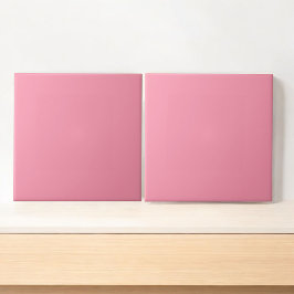 Modernes rosa Monochrom Fliese