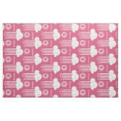 Modernes rosa Retro Personalisiertes Gewebe Stoff (Fat Quarter (45,7 x 55,9 cm))