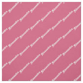 Modernes rosa Retro Personalisiertes Gewebe Stoff (Muster)