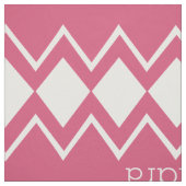 Modernes rosa Retro Personalisiertes Gewebe Stoff (Muster)