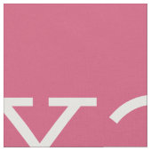 Modernes rosa Retro Personalisiertes Gewebe Stoff (Nahaufnahme)