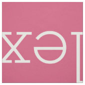 Modernes rosa Retro Personalisiertes Gewebe Stoff (Muster)