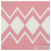 Modernes rosa Retro Personalisiertes Gewebe Stoff (Muster)