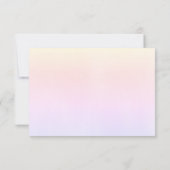 Modernes Rosa-Schmetterlinge-Brautparty Dankeskarte (Rückseite)